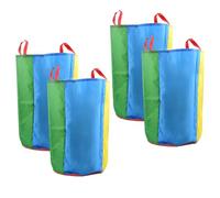 4 Pcs Potato Sack Race Bags, Double-layer Thickened Colorful Jumping Bag, Jumping Race Bag for Children Adults, Sports Day Kit Outdoor Lawn Games for Family Activities Backyard Picnic Party, 50x70cm