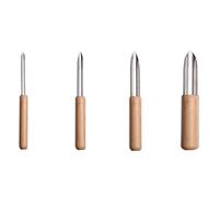 4 Pcs Pottery Clay Ceramic Tools Semi Round Hole Cutters for Handmade Clay Sculpture Ultra Light Clay