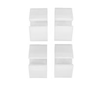 4 PCS PP Pet Gate Support Feet Dog Fence Reinforcement Support Feet for Stair Gate