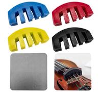 4 Pcs Practice Violins Mute for Violin Silencer for 4/4 Violins, Violin Mute Muffler for Musical Instruments for Practic Beginner