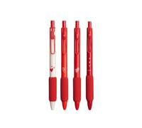 4 PCs-Press the Sponge Sheath Gel Pen to Quickly Dry the Teacher's Correction Pen-Small red core-0.5mm.