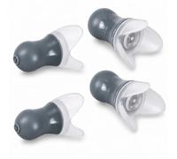 4 Pcs Pressure Relief Ear Plugs for Flying, Prevent Ear Pain | Hypoallergenic Soft Silicone Ear Plugs for Flying, Eases Ear Pressure, Reduces Cabin Noise, for Adults, Holiday Essentials