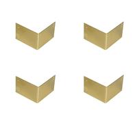 4 Pcs Pure Brass 90 Degree Right Angle Corner Protector (60MM)