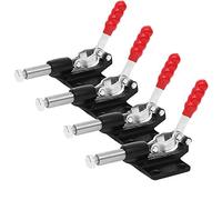4 PCS Push Pull Adjustable Toggle Clamp, Quick Release Hand Tool for Woodworking, 500Lbs Holding Capacity Toggle Latch, GH-305C Stroke Clamp for Welding, 32MM