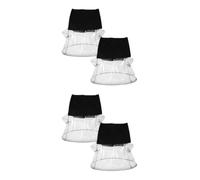4 Pcs PVC Stage Light Rain Shield Cover for LED Par Cans | UV Weathering Resistance, Universal Fit, Crystal Canopy, Protects Lighting during Touring Shows and Event Production