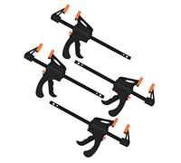 4 Pcs Quick Grip Clamps, 4 Inch Quick Release Clamp,Clamps for Woodwork | F Wood Clamps, Ratchet Bar Woodworking Clamp for Manual Work DIY Handmade Craft Woodwork