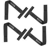 4 Pcs Quick Hood Loops,Kayak Tie Down Straps with Anti-Slip Handle,Cargo Under Hood Anchor Straps for Securing Boat Trailer, Bow Stern Tie Down Kits for Canoe Transport, Perfect for Car Truck Kayak