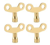 4 PCS Radiator Key, Radiator Bleed Key, Easy to Handle Radiator Key Bleed Key UK with Square Opening for Optimizing Heating Systems, Universal Fit Bleed Key Radiator for Valve Air Venting