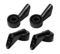 4 PCS Rear Windshield Washer Nozzles, Universal 2-Hole Spray Jet Adjuster Kit with Even Water Discharge, Compatible with Audi A1 A3 A6 Q3 Q5 Q7 S4 SQ5 Models, Durable ABS Plastic