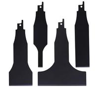4 Pcs Reciprocating Saw Saber Blade,Duty Carbon Steel Scraping Tool Attachment Blades for Reciprocating Saws,Multifunctional Carbon Steel Tile Ground Mud Wall Duty
