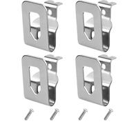 4 Pcs Replacement Belt Clips for Drill Drivers - Stainless Steel Belt Hooks Clips Compatible with Dewalt 20V Drills Tools Cordless Power Tools Waist Buckles(Silver)
