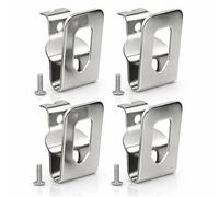 4 PCS Replacement Belt Hooks Clips, Stainless Steel Power Tool Waist Buckles, Drill Belt Clips Compatible with Dewalt 20V Drills Tools (Silver)