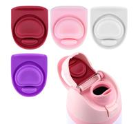 4 Pcs Replacement Seal Stopper Compatible with Owala FreeSip,Water Bottle Top Gasket Lid for Owala 16/19/24/32/40oz Seal Bottle Mouth Cap Silicone Stopper Parts Insert Accessories(4 Colors 3)