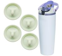 4 pcs Replacement Stopper Compatible with Owala FreeSip Sway 30 oz, Water Bottle Top Lid Parts for Owala Sway 40 oz BPA-Free Seal Bottle Cap Mouth Stopper Gasket Silicone Plug Accessories (Mint)