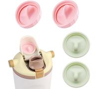 4 pcs Replacement Stopper Compatible with Owala FreeSip Sway 30 oz, Water Bottle Top Lid Parts for Owala Sway 40 oz BPA-Free Seal Bottle Cap Mouth Stopper Gasket Silicone Plug Accessories (MintPink)