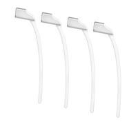 4 Pcs Retention Locks for Hearing Aids,Hearing Aid Accessories,Secure Sport Lock Tail Ear Grips for Oticon 85dB, for Exercise, Running & High Intensity Activities