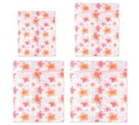 4 pcs Reusable Mesh Laundry Bags for Washing Machine Delicates Washing Bag with Zips Durable Large Fine Laundry Bags for Clothes Socks Underwear Travel Storage Organization