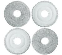 4 Pcs Reusable Microfiber Mop Cloth Pads,Compatible with Dreame X40 Ultra/L10s Ultra/L10s Pro/L10s Plus/L10s Pro Gen 2/L40 Ultra/L30 Ultra/X30 Ultra/L10s Ultra Gen2/L20 Ultra/L40 Ultra/X40 Master