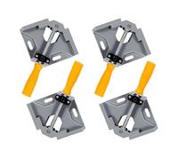 4 Pcs Right Angle Clamp, 90 Degree Corner Clamp, Photo Framing Tool, Single Handle Aluminium Alloy Corner Clamp for Woodwork, Woodworking Clamp, for Carpenter DIY Welding Woodworking Engineering
