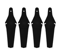 4 Pcs Road Bike Mudguard Protection Plastic Folding Road Fenders Bicycle Mudguard Waterproof Rear Tail Under Saddle Fende Waterproof Mudguard Gear for Mountain Bike Cycling