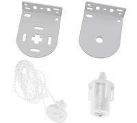 4 PCS Roller Blind Spares, 32mm Roller Blind Fittings, Roller Blind Brackets Curtain Accessories With 300cm Beaded Chain Spare Kit for Curtain Repair, Brackets - Durable Repair Parts Mechanism