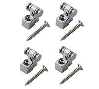4 Pcs Roller Guitar String Tree Guides Retainers with Mounting Screws Guitar Accessories for Fender Strat Stratocaster Tele Telecaster Electric Guitar