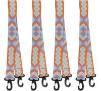 4 Pcs Roller Skate Leash with Carabiner Clip, Nylon Ski Boots Carrier Strap for Ice Skates Snowboarding, 73cm Shoulder Sling Strap for Skating Skiing Outdoor Sports Clever