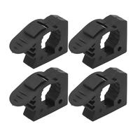 4 Pcs Roof Rack Shovel Mount, Heavy Duty Rubber Clamp Holder for 3040mm Bars, 11kg Load Capacity, Universal Fit for UTV ATV Truck Offroad Gear Storage