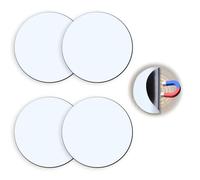 4 Pcs Round Vent Covers, Strong Magnetic Vent Covers Air Conditioner Vent Magnetic Covers Mental Magnetic Vent Covers for Ceiling 6.5Inches, Magnetic Vent Covers for Wall Floor Air Register Home RV