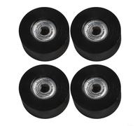 4 PCS Rowing Machine Bearing Wheels High Strength Nylon Steel Replacement Pulleys for Water Resistance Rower Seat Moving Rollers (Without expert assembly)