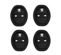 4 Pcs Rubber Car Door Lock Cover, for Peugeot 301 107 T9 607 206 Rcz 4008 206 207 308S Door Lock Latches Protector Anti-theft Anti-Rust Styling Accessories