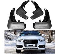 4 Pcs Rubber Mud Flaps Mudguards for Audi Q3 2012-2015, Front/Rear Wheel Mudflaps Splash Guards, Fenders with Screws, Exterior Styling Protection Accessories