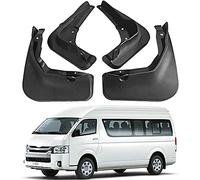 4 Pcs Rubber Mudflaps for Hiace 2015 2016 2017 2018 2019, Front Rear Splash Fender, Complete with Mounting Screws-Easy Fit Mudguards/Guards