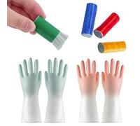 4 Pcs Rust Remover Cleaning Wash Pot Brush Multipurpose Rust Remover Cleaning Stick with 2 Pairs Cleaning Gloves for Pot Pan Mug Kitchen Cleaning Tools