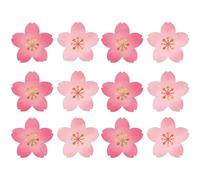 4 pcs Sakura Stickers Pink Stickers Scrapbook Stickers Mini Pink Cherry Blossom Petals DIY Decoration Flower Stickers for Scrapbooking Album Phone Case Laptop Card Making