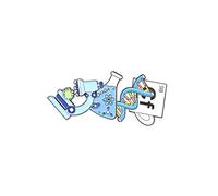 4 Pcs Science Enamel Pin Microscope Beaker Molecular Chemical DNA Biological Experimental Tool Metal Brooches Badges for Backpack Bag