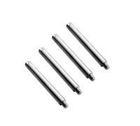 4 Pcs Screws Link Pins Tube Replacement for Rolex Submariner GMT Datejust Oyster Watch Strap, 15.5×1.7×1.4, Stainless Steel, no gemstone