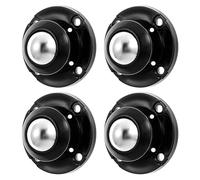 4 PCS Self Adhesive Mini Caster Wheels, Swivel Ball Casters for Kitchen Appliance Universal Wheel Roller Castors 360° Rotation Sticky Pulley Low Profile Caster Wheels for Small Appliance, Storage Box