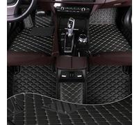 4 Pcs Set Car Floor Mats for VW Caddy Life 2K | Bj. 2003-2015, Automotive Mats Non-Slip Leather Liners Waterproof Interior Floor Protectors Car Carpets,White