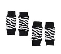 4 Pcs/Set Dog Leg Socks Leg Warmers Protector Puppy Legs Brace Wraps Black M