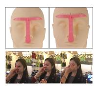 4 Pcs Set Eyebrow Shaper Template Stencil Ruler Definition Permanent Makeup