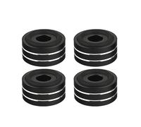 4 PCS/set Floor Protector Mats 30X15mm Shock And Noise Cancelling Mat Peaker Spikes Floor Protectors Shoes Mat Feet Pads Aluminum AlloyAmplifier Pads Aluminum Alloy Amplifier