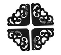 4 Pcs/Set PVC Solid Color Right-Angle Table Corner Protective Cover Anti-Collision for Protection Angle for Babies Kids Baby Proofing Edge Guards Black for Furniture White Baby Safety