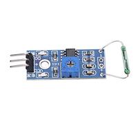 4 Pcs/set Reed Sensor Magnetic Switch Module for Kit, Normally Open, LM393 Comparator Output for Various Electronic Devices