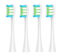 4 pcs/Set Replacement Brush Heads Compatible with Oclean X/X PRO/ Z1/ F1/ One/Air 2/ SE Electric Toothbrush Bristle Nozzles(Pink)(White)