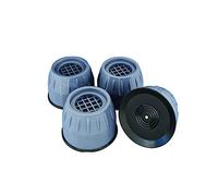 4 Pcs/Set Shock Absorbing Washer Pads Treadmill Universal Silent Feet Mats Anti Slip Table Chair Floor Protector Washing Machine Base Bracket for Bar Room Shop Home (D:100mm H:65mm)