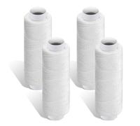 4 Pcs Sewing Thread, 200 Yards White Threads, Sewing Machine Thread