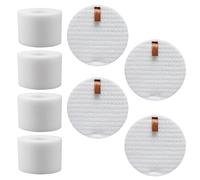 4 Pcs Shark Vacuum Filter Set, Foams Filter Replacement, Shark Filter Compatible with Shark NZ801UKT, NV680, NV681, NV682, NV801, N803, UV810, AZ910（White）