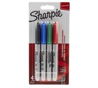 4 pcs - Sharpie Fine Tip Assorted Marker Pen