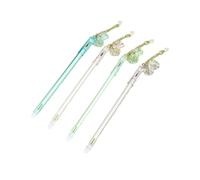 4 PCs-Shell Creative Pearl Pendant Small Fresh erasable Gel Pen-Magic Blue